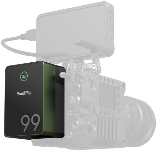 SmallRig 4974 VB99 Pro Mini V Mount Battery (Green) - 3