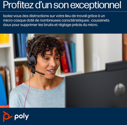 Poly Blackwire 5220 Stereo USB-C Headset - 6