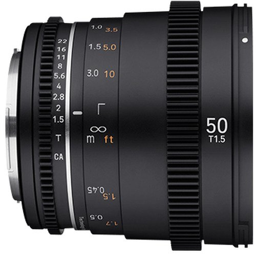 Samyang VDSLR 50mm T1.5 MkII Canon RF - 4