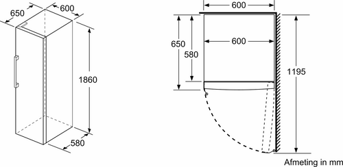 Bosch Réfrigérateur GSN36VIEP - 5