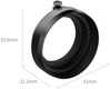 SmallRig 5215 Lens Hood for Fujifilm X Half - Black - 2