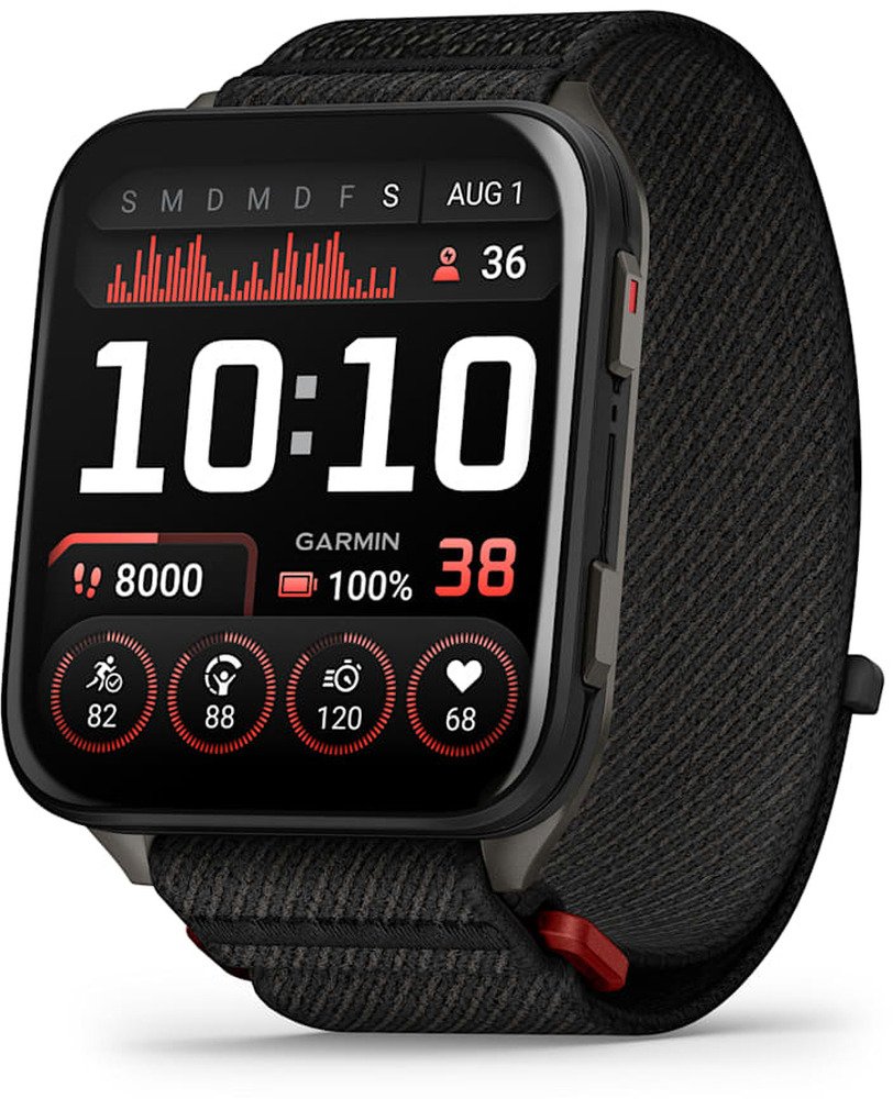 Garmin Venu X1 Saffierglas Smartwatch Titanium Zwart