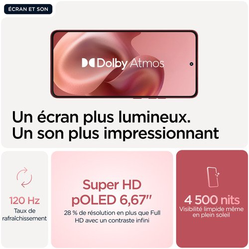 Motorola Moto G86 5G Chrysanthemum Red - 7