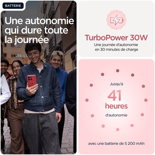 Motorola Moto G86 5G Chrysanthemum Red - 9