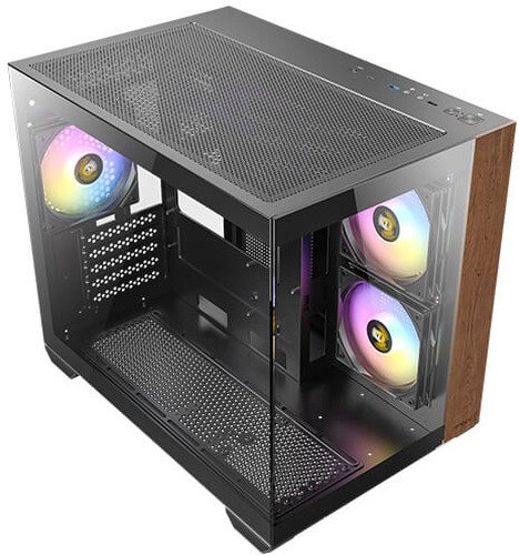Antec Case CX Series CX600M Wood ARGB Zwart - 6