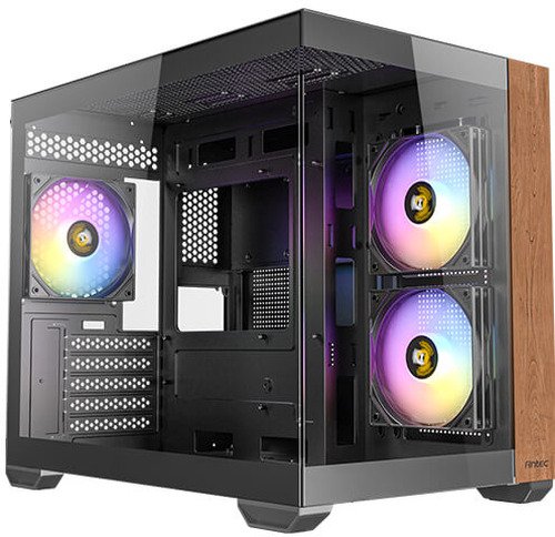 Antec Case CX Series CX600M Wood ARGB Zwart - 7