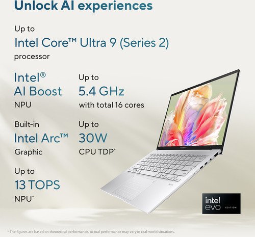 Asus ZenBook 14UX3405CA-QL367W-BE - 17