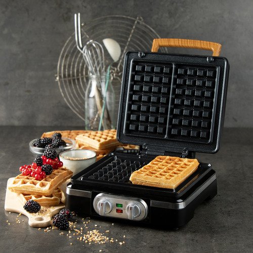Domo Wafelijzer Inky Black DO9281W - 18