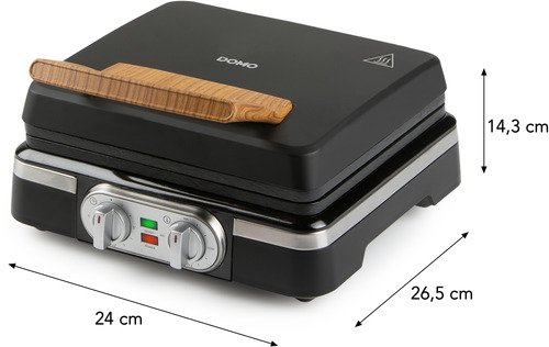 Domo Wafelijzer Inky Black DO9281W - 11