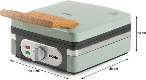 Domo Wafelijzer Sage Green DO9273W - 13