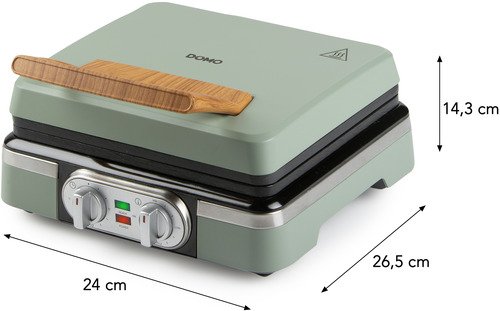 Domo Wafelijzer Sage Green DO9279W - 11