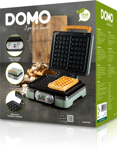 Domo Wafelijzer Sage Green DO9279W - 16