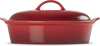 Le Creuset Ovenschaal ovaal met deksel kersenrood - 3