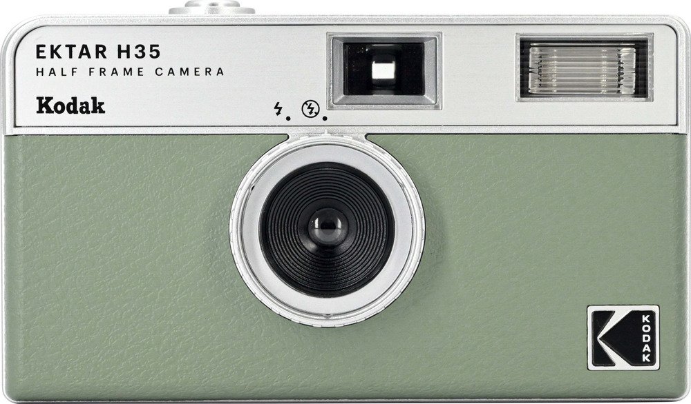 KODAK EKTAR H35 FILM CAMERA SAGE - halfframe - halfkleinbeeld