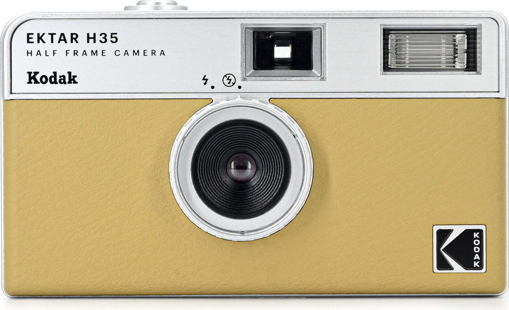 KODAK EKTAR H35 FILM CAMERA SAND - halfframe - halfkleinbeeld