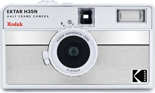 Kodak Ektar H35N Camera (Striped Silver) - 1