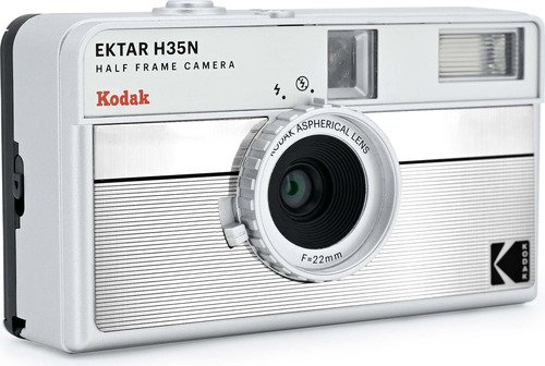 Kodak Ektar H35N Camera (Striped Silver) - 4