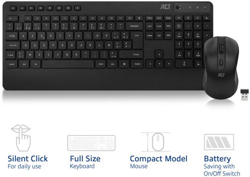 ACT Wireless Keyboard + Mouse AC5730 - 2
