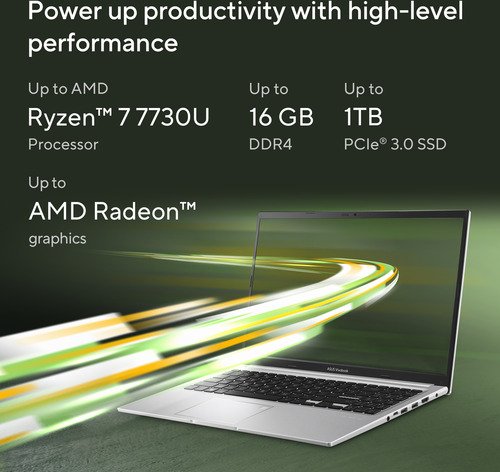 Asus VivoBook 15 M1502YA-BQ650W-BE - 13