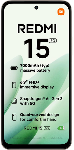 Xiaomi Redmi 15 5G 128GB Gris - 12