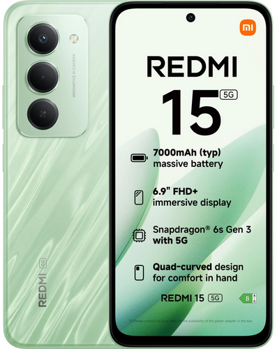 Xiaomi Redmi 15 5G 128GB Vert - 1