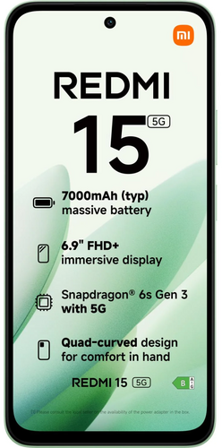 Xiaomi Redmi 15 5G 128GB Vert - 12