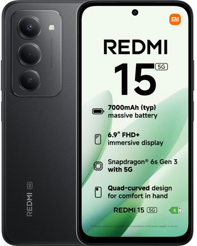 Xiaomi Redmi 15 5G 128GB Noir - 1
