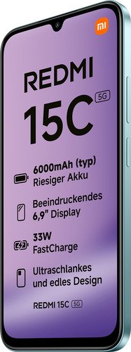 Xiaomi Redmi 15C 5G 128GB Vert - 2