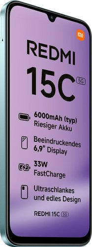Xiaomi Redmi 15C 5G 128GB Vert - 4