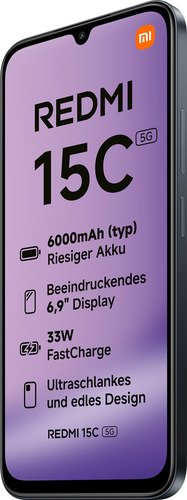 Xiaomi Redmi 15C 5G 128GB Noir - 2
