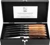 Laguiole Luxury Line Steakmes Set 6 Mixed Wood - 1