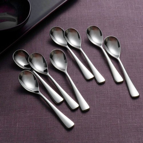 Robert Welch Malvern Set van 8 Koffielepels uit RVS 10.4cm - 3