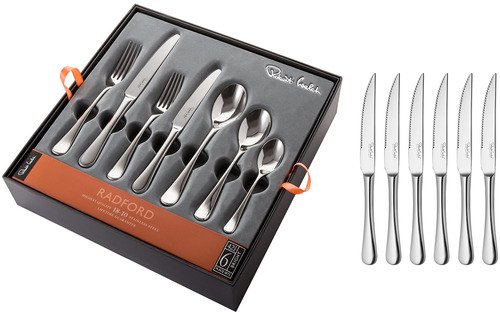 Robert Welch Radford 42-delige Bestekset met 6 Gratis Messen - 2
