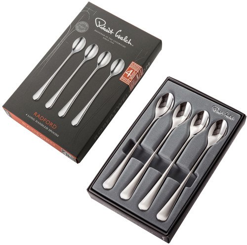 Robert Welch Radford Set van 4 Lange Lepels uit RVS 21cm - 2
