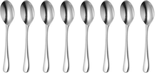Robert Welch Radford Set van 8 Espressolepels uit RVS 10.5cm - 1