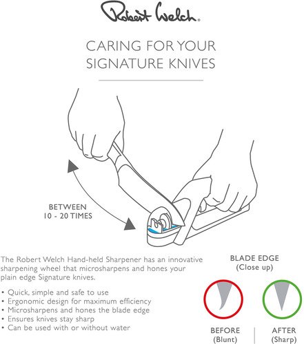 Robert Welch Signature Breed Santokumes uit RVS 17cm - 5