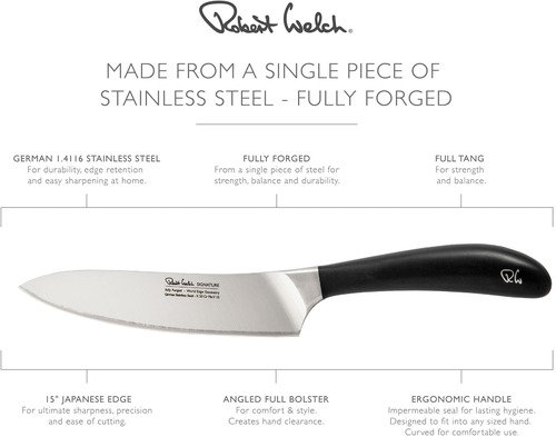 Robert Welch Signature Chefmes uit RVS 16cm - 4