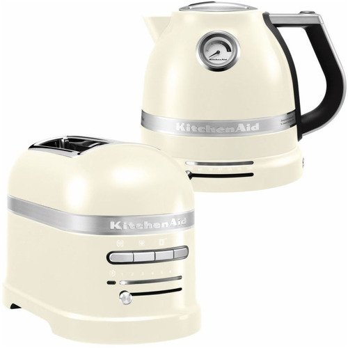 KitchenAid Artisan Broodrooster + Waterkoker - Amandelwit - 2