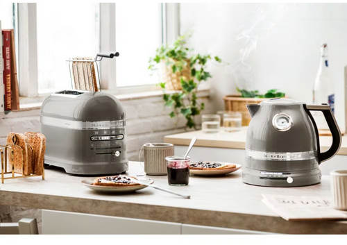 KitchenAid Artisan Broodrooster + Waterkoker - Tingrijs - 9