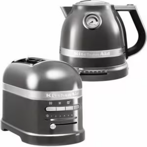 KitchenAid Artisan Broodrooster + Waterkoker - Tingrijs - 2