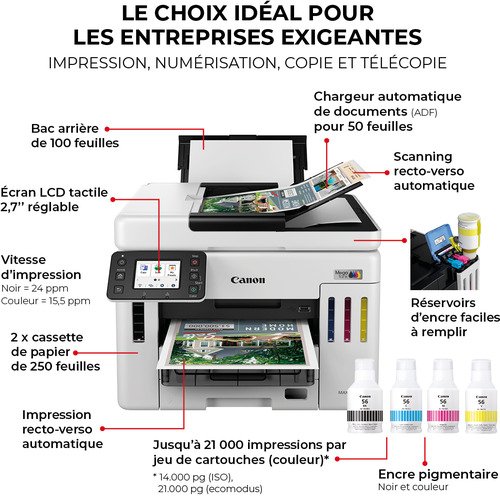 Canon Maxify GX7150 MegaTank Small  Medium Business - 6