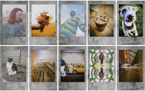 Fujifilm Instax Mini Film (10) Stone Gray - 3