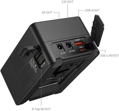 SmallRig 5048 VB99 mini V Mount Battery Kit (3580B+4064B) - 5