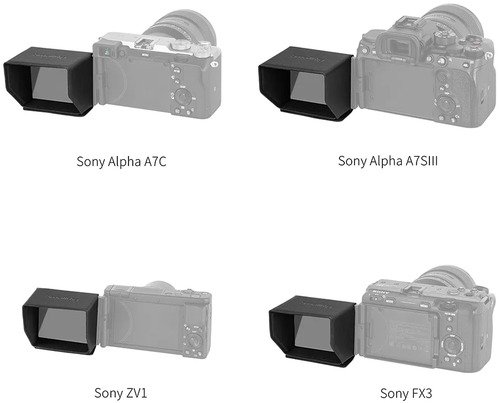 SmallRig 3206 Lens Hood for Alpha 7S III/7C/ZV-1 F/X3 Camera - 5