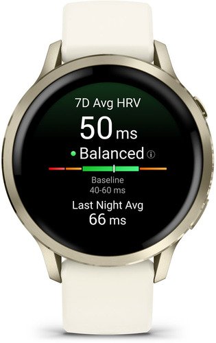 Garmin Venu 4 41mm Lunar Gold + Bone - 2