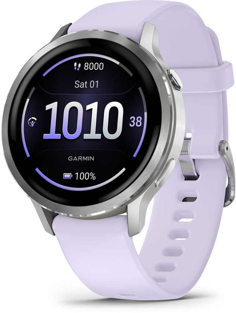 Garmin Venu 4 41mm Silver + Periwinkle | Smartphones, tablets en meer | 0753759342852