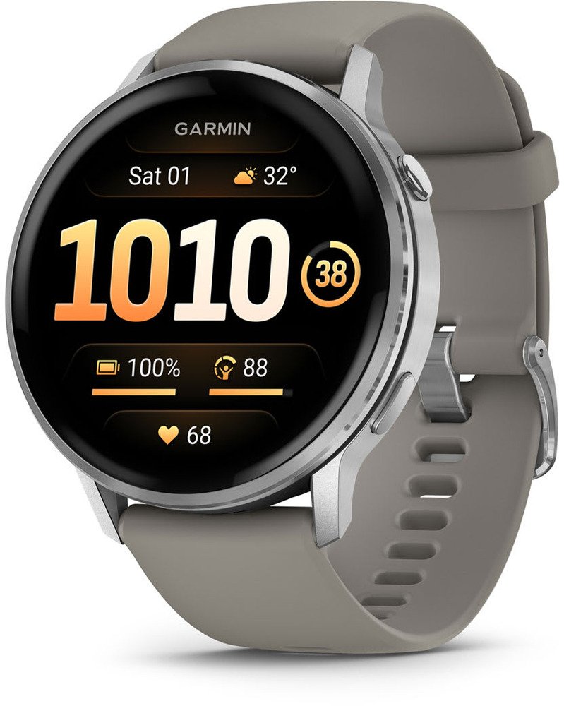 Garmin Venu 4 45mm Silver + Gray | Smartphones, tablets en meer | 0753759342883