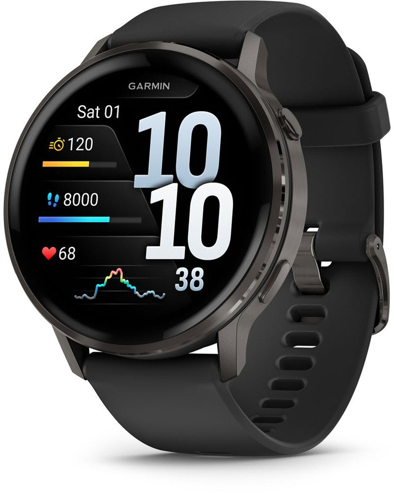 Garmin Venu 4 45mm Slate + Black | Smartphones, tablets en meer | 0753759342876