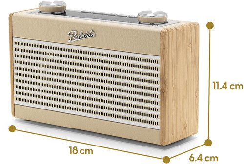 Roberts Radio Rambler Uno Cream - 3