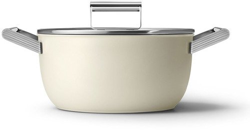 Smeg Kookpot 24 cm Crème CSF2412CRM - 1